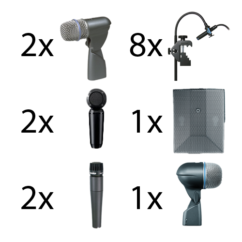 Mikrokoffer - Shure Instrumental Set #1