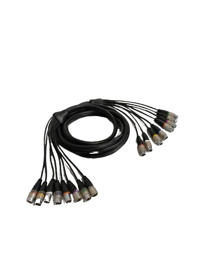 Multicore - XLR Peitsche 8ch 5m
