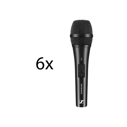 Sennheiser - XS1 Gesangsmikrofon 6er SET