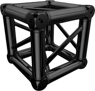 ExpoTruss - X4K-Box 6-Wege Boxcorner schwarz